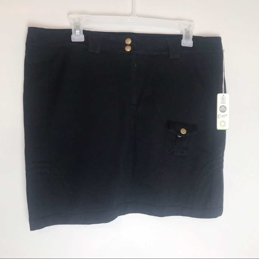 Indigenous Black Shoreline Skirt Organic C…